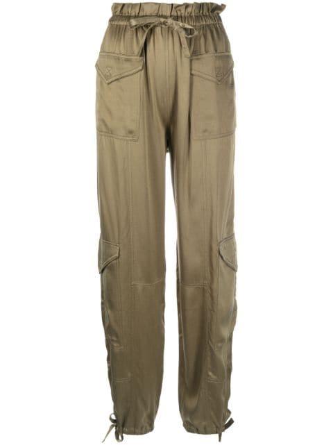 tapered cargo trousers by GANNI