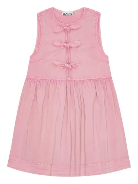 tie-front dress by GANNI