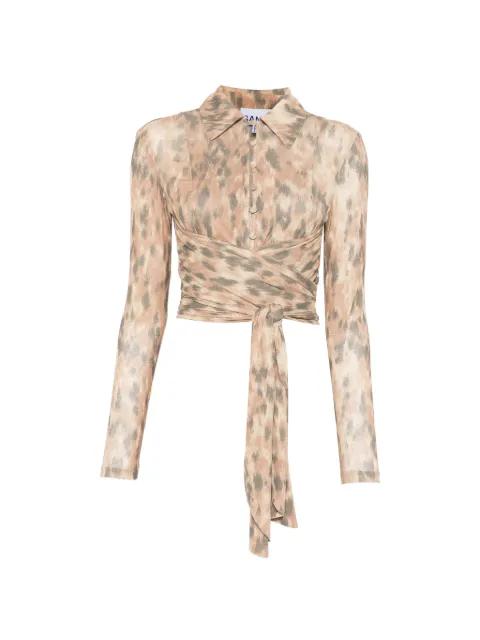 tie waist shirt by GANNI