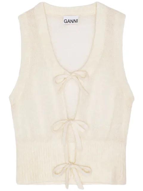 tied vest by GANNI