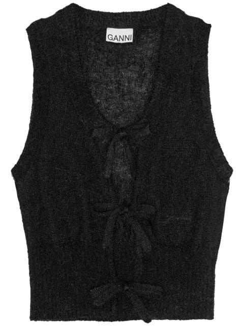 tied vest by GANNI