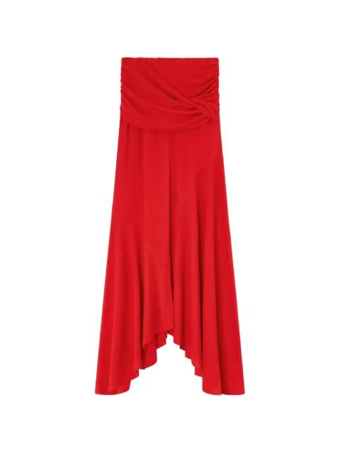twist-detail maxi skirt by GANNI