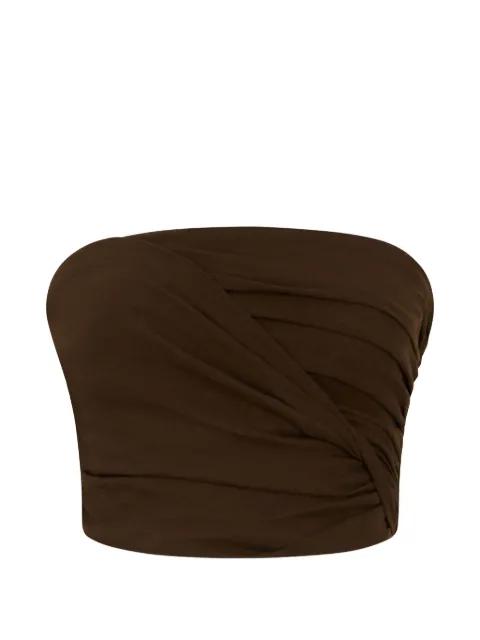 twisted bandeau top by GANNI