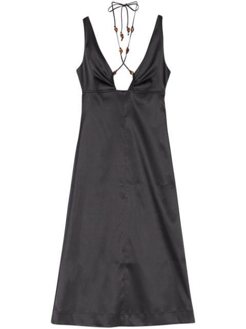 v-neck sleeveless dress by GANNI