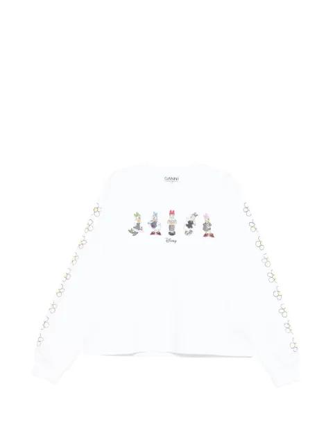 x Disney Daisy Duck long-sleeve T-shirt by GANNI
