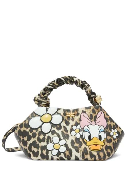 x Disney leopard-print tote bag by GANNI