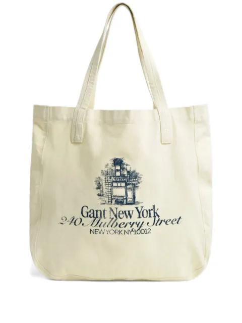 printed tote bag by GANT 240 MULBERRY STREET