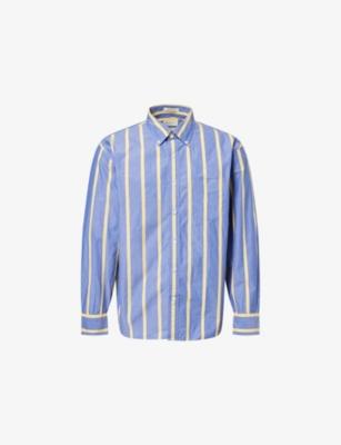 Heritage Striped Cotton Poplin Shirt by GANT