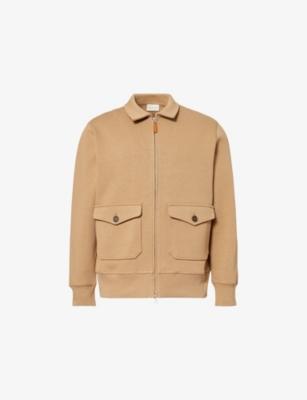 Ponte Di Roma Patch-Pocket Cotton-Jersey Jacket by GANT