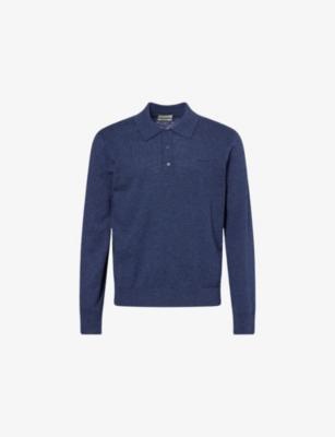 Regular-Fit Embroidered-Logo Cotton-And-Linen Polo Shirt by GANT