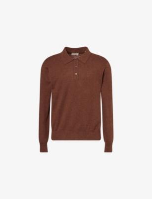 Regular-Fit Embroidered-Logo Cotton-And-Linen Polo Shirt by GANT