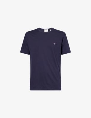 Shield-Logo Short-Sleeve Cotton-Jersey T-Shirt by GANT