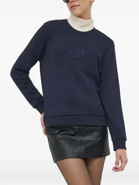 Tonal Archive Shield logo-embroidered sweatshirt by GANT