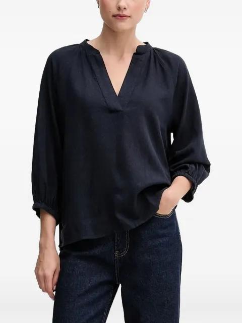 V-neck balloon-sleeve top by GANT