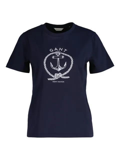 anchor-graphic T-shirt by GANT