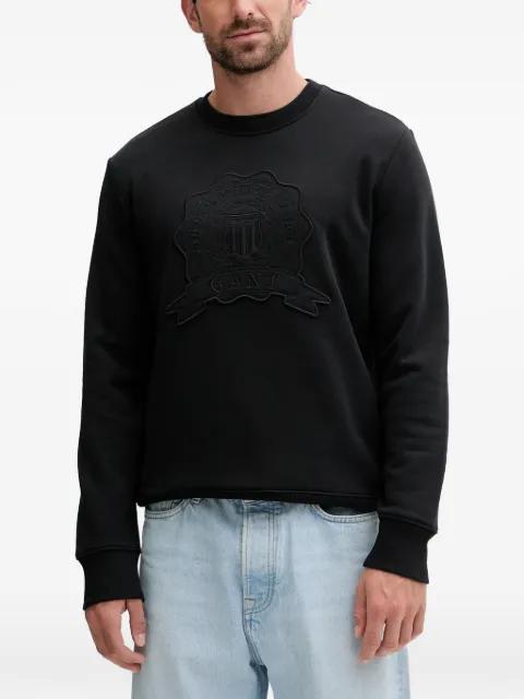 appliqué crew-neck sweatshirt by GANT