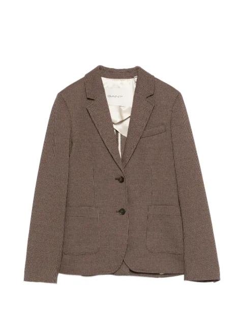 check-pattern blazer by GANT