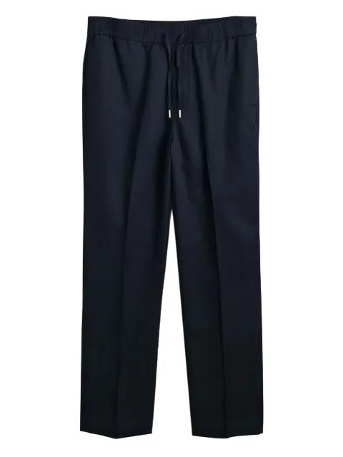 drawstring cotton-linen trousers by GANT