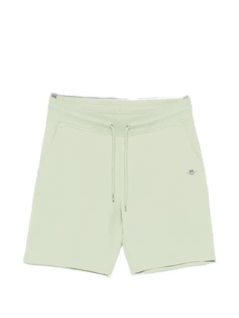 drawstring embroidery shorts by GANT