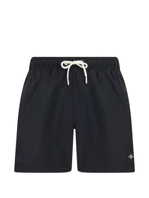 drawstring logo-embroidered swim shorts by GANT