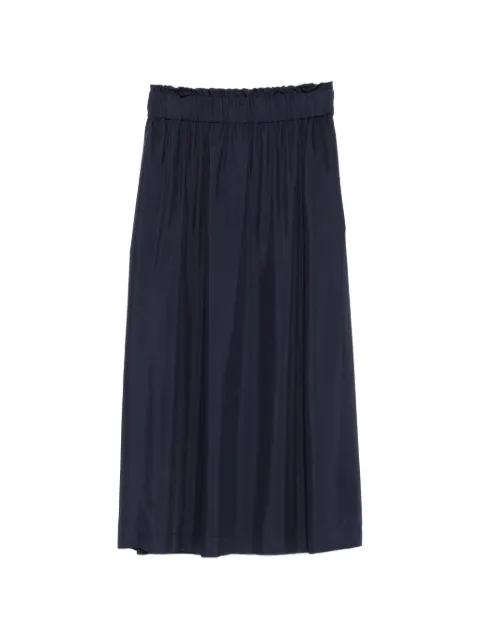 elasticated-waistband gathered midi skirt by GANT