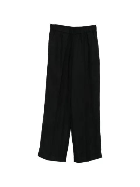 elasticated-waistband wide-leg trousers by GANT
