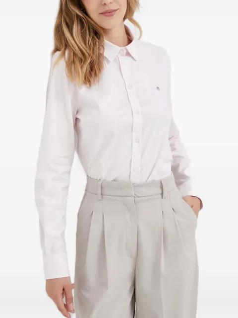 embroidered-logo button-down shirt by GANT