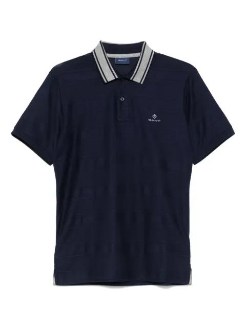 embroidered-logo polo shirt by GANT