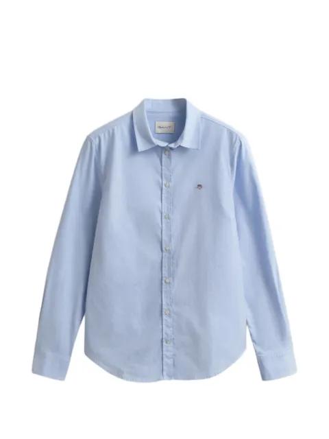 embroidered-logo shirt by GANT