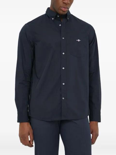 embroidered-logo shirt by GANT