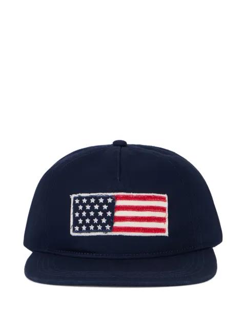 flag-patch baseball cap by GANT