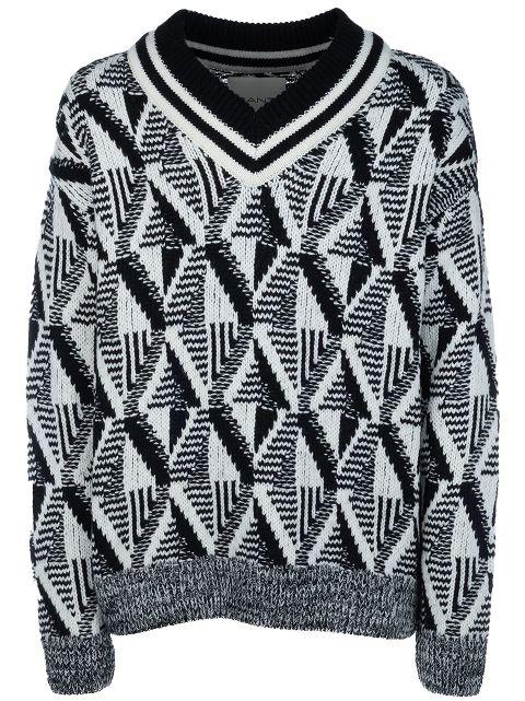 geometric-pattern jumper by GANT