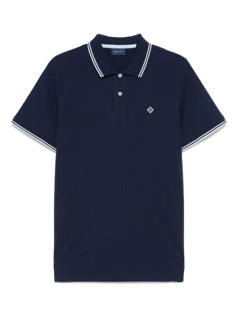 logo-appliqué polo shirt by GANT