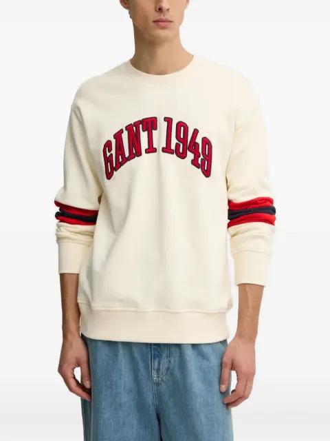 logo-appliqué sweatshirt by GANT