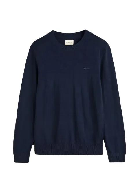 logo crew-neck sweater by GANT