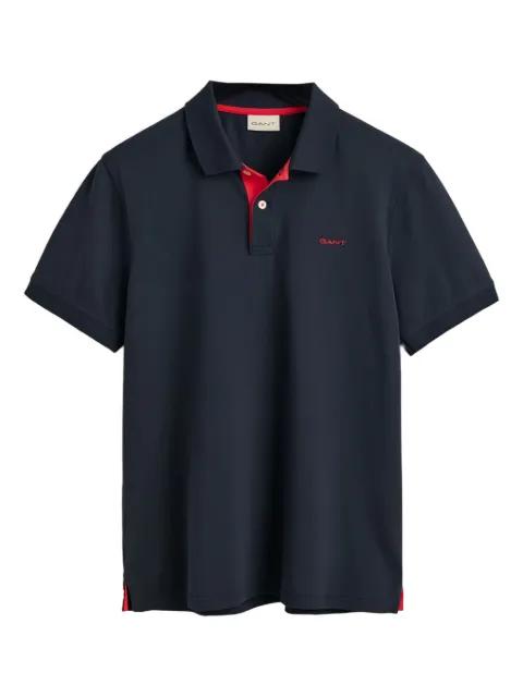 logo-detail polo shirt by GANT
