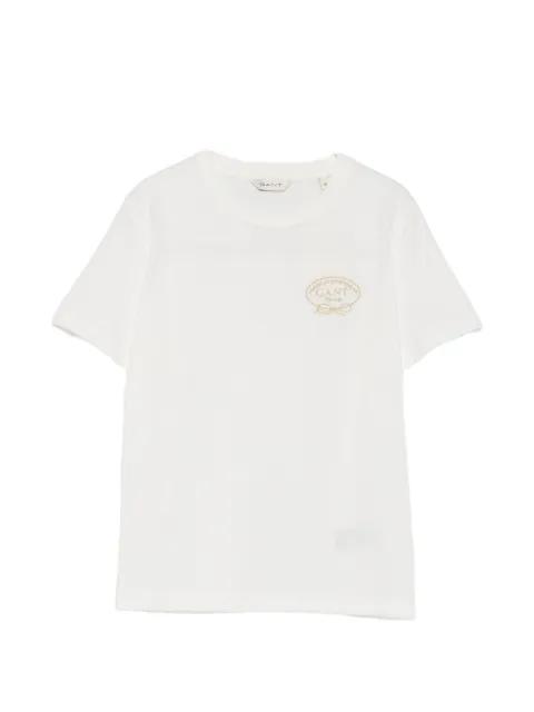 logo-embroidered T-shirt by GANT