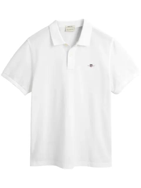 logo-embroidered polo shirt by GANT