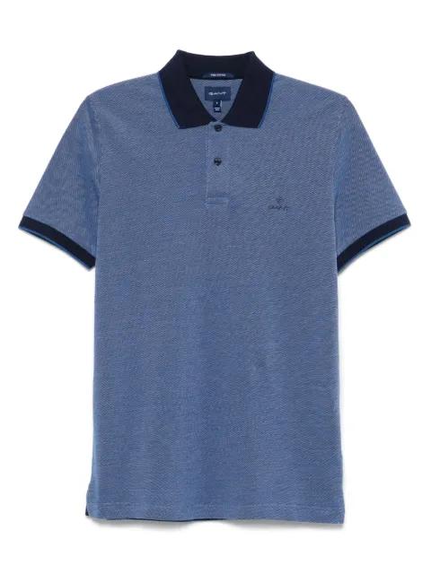 logo-embroidered polo shirt by GANT
