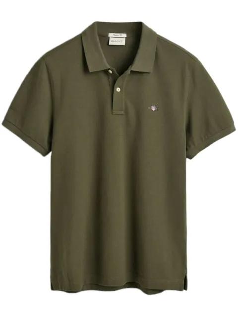 logo-embroidered polo shirt by GANT