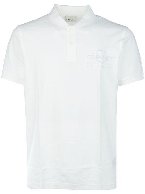 logo-embroidered polo shirt by GANT