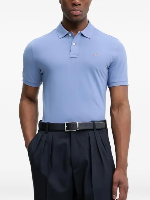 logo-embroidered polo shirt by GANT