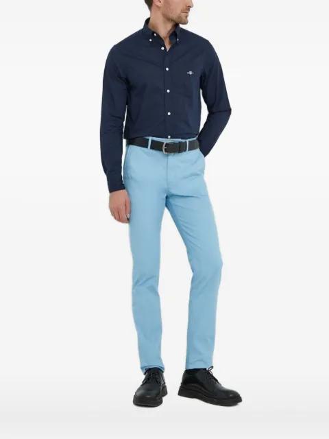 logo-embroidered shirt by GANT
