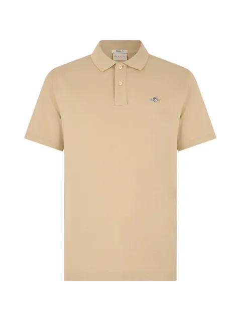 logo-embroidered short-sleeve polo shirt by GANT