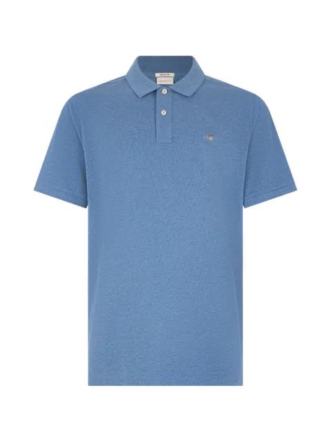 logo-embroidered short-sleeve polo shirt by GANT
