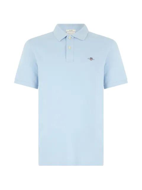 logo-embroidered short-sleeve polo shirt by GANT