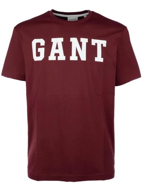 logo-print T-shirt by GANT