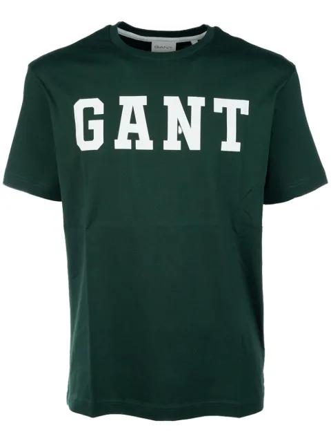 logo-print T-shirt by GANT