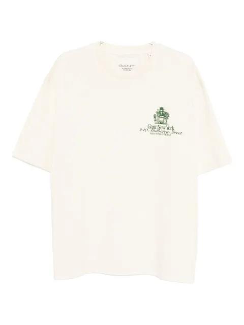 logo-printed T-shirt by GANT