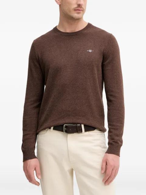logo round-neck sweater by GANT